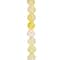 12 Pack: Yellow Faceted Agate Coin Beads, 8mm by Bead Landing™